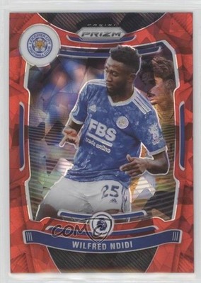 2021-22 Panini Prizm Premier League Red Ice Prizm Wilfred Ndidi #25 11pj