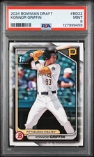 2024 Bowman Draft Konnor Griffin 1st Prospect (RC) #BD-22 Pirates🎄🔥PSA 9🔥🎄 