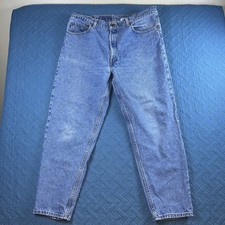 Vtg Levi s 550 Relaxed Fit Jeans Men s 40x30 Blue Denim Made in USA Tapered Leg