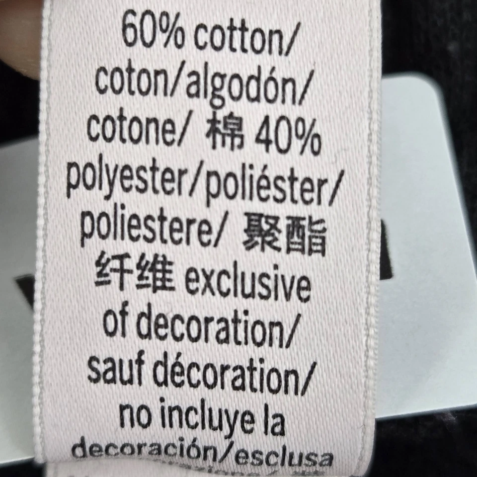 Victoria's Secret Women Activewear Shorts XL Black Logo Embroidery Sweat - Image 4 of 4