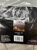 Brentford’s 8kg Weighted Blanket 150cm X 200cm Grey - New In Opened Bag