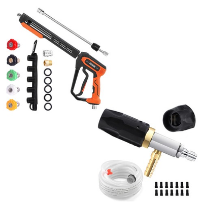 #ad FIXFANS Pressure Washer Gun Kit Adjustable Pressure Washer Long Range Nozzle... $217.52