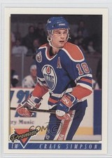 1993-94 Topps Premier Craig Simpson #231 0a0