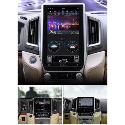 Für Toyota Land Cruiser LC200 2016-2018 Car Radio Carplay Stereo Video GPS 4+64G