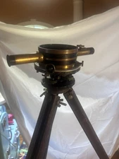 Bostrom Brady Vintage No.4 Contractors Surveying Level Transit With Tripod