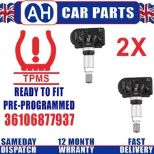 2X Pre-coded TPMS Tire Pressure Sensor For BMW 1 2 3 4 5 6 7 Series i4 iX Z4 X3