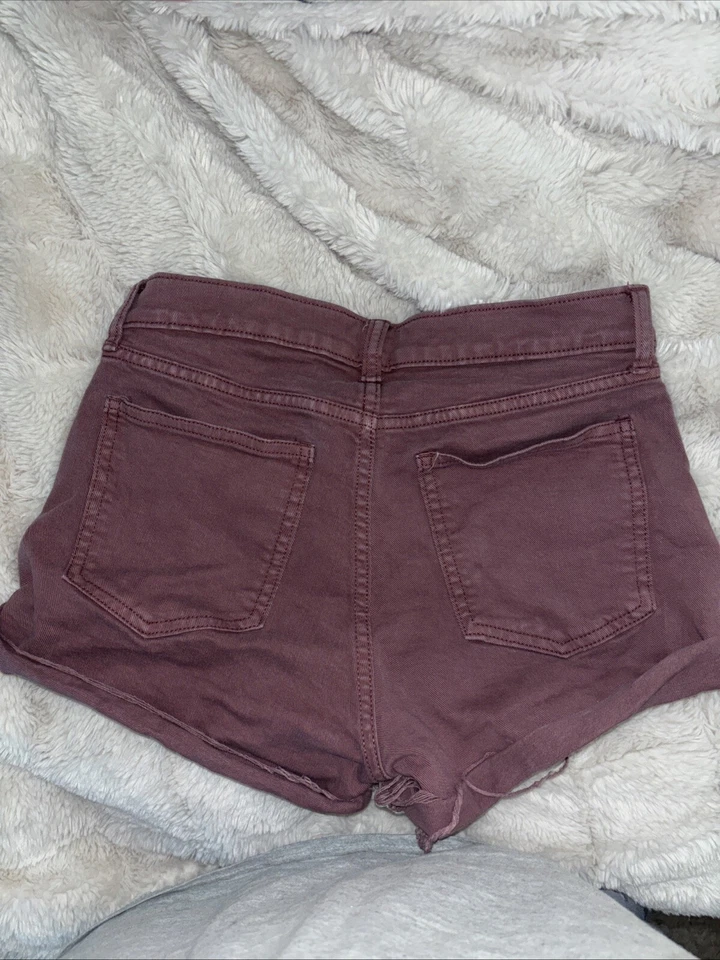 Pantalones cortos vaqueros GAP púrpura - mujer talla 4 Foto 4 de 4