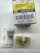 Schneider Square D 9001-KA1 Contact Block 10 Amp 1 NO  1 NC 600 VAC KA