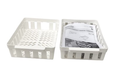 Kühlschrank Aufbewahrungskorb Kühlschrank Organizer mit 2 Körben Stapelbar Ruco
