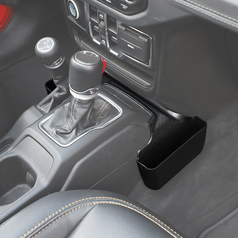 4x Inner Accessories Organizer Gear Shift Storage Tray for Wrangler JL JT 2024+