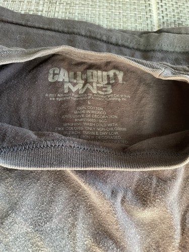 2011 Men Call of Duty Officially Licensed Modern Warfare 3 - Sz Large T-Shirt - Picture 4 of 4
