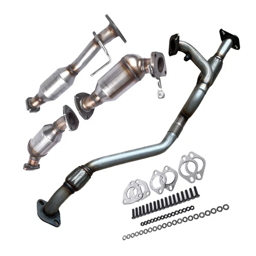 All 3 Fits 2009-2017 GMC Acadia 3.6L Catalytic Converter and Flex Y-pipe - Bild 2 von 5