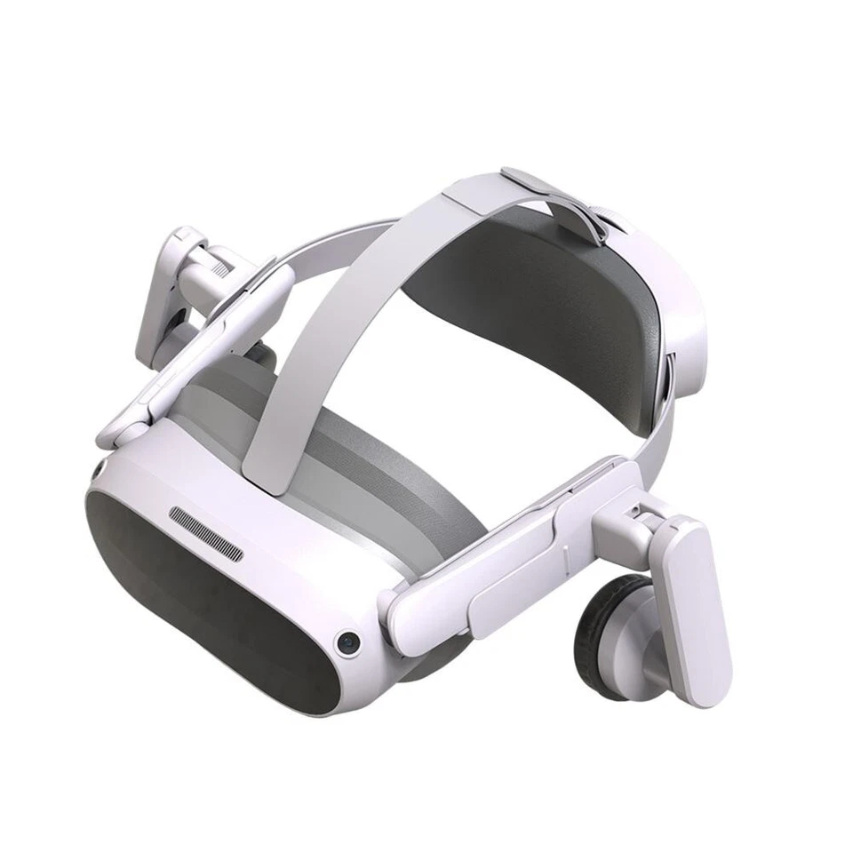 Sleek White Ear Protectors to Enhance For PICO4Ultra VR Audio Experience - Image 4 of 4