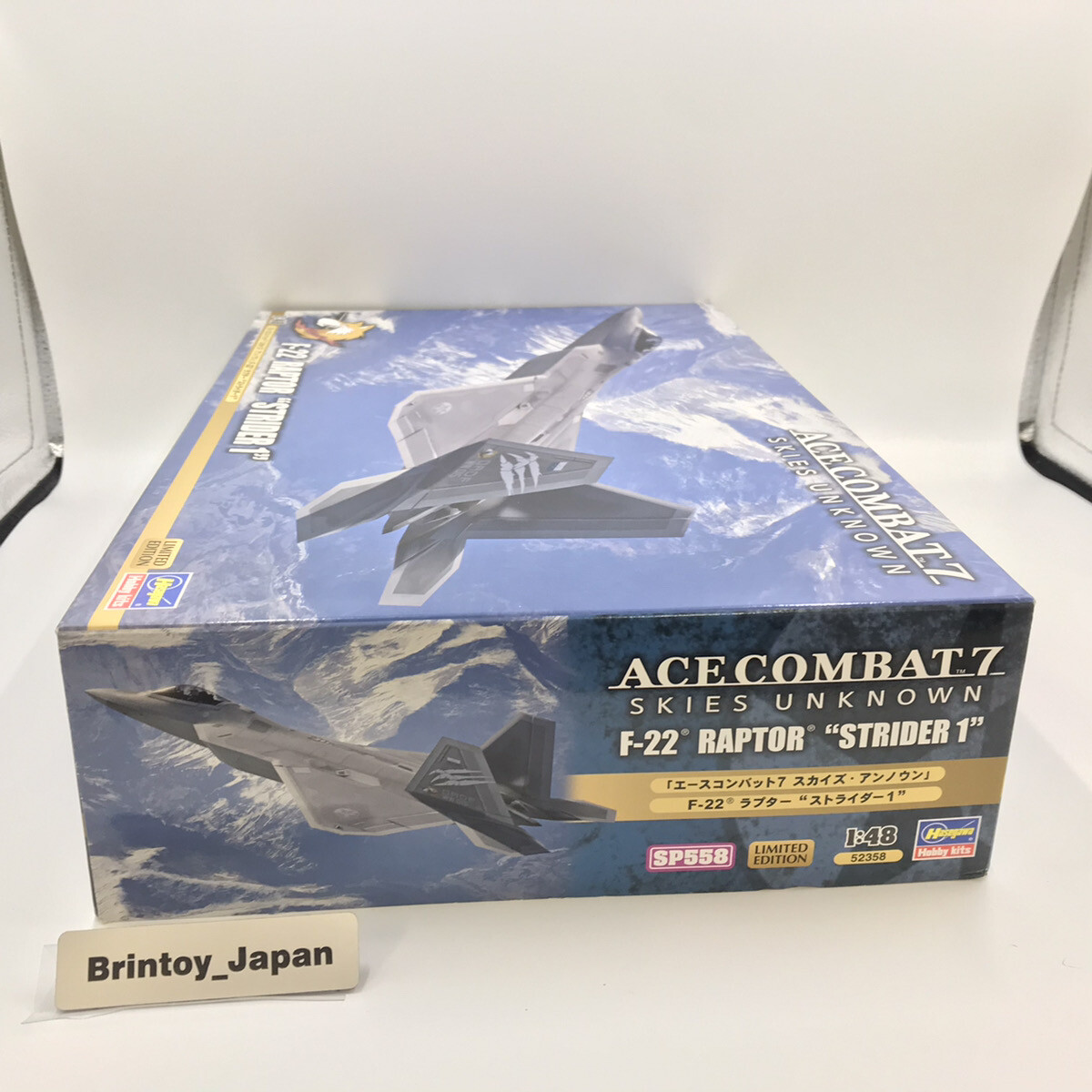 【ユウ】F-22 Raptor \"Strider 1\" 1/48 1/48 Ace Combat 7 Skies Unknown F-22 Raptor Strider 1