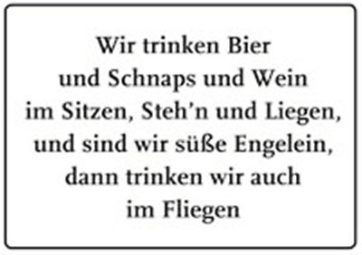 We Drink Beer and Liquor... Tin Sign 10.5x14.8cm Sign PC302/009