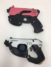 Overwatch D.Va Pink TRACER White Cosplay Foam/PVC Core Pistol Gun 10"
