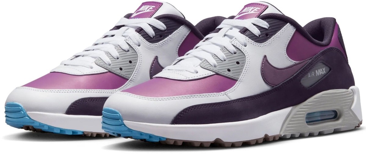 Nike Air Max 90 G NRG Golf Shoes Purple Smoke Cave Purple Mens 10