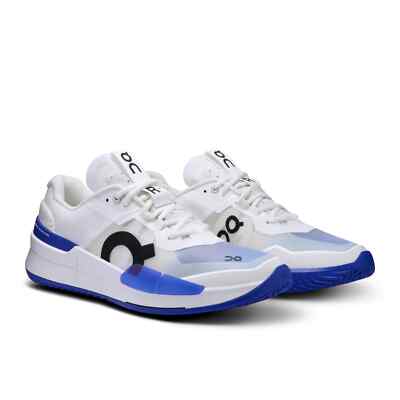 On THE ROGER Pro 2 White Indigo Model for hard court Men's Tennis Shoes