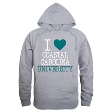 Coastal Carolina University Chanticleers CCU College I Love Hoodie Sweatshirt