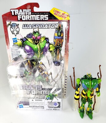 Transformers Generations Thrilling 30 Waspinator Deluxe Class with comic & card!