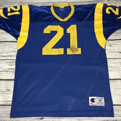 Los Angeles Rams Lawrence Phillips Jersey Mens Size 48 Champion