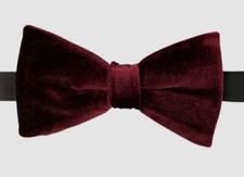 Alfani Men's Red Velvet Pre-Tied Adjustable Bow Tie