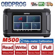 Obdprog M500 Obd2 Scanner Cluster Mileage Correction Odometer Adjust Oil Reset Obdprog M500 Obd2 Scanner Cluster Mileage Correction Odometer Adjust Oil Reset