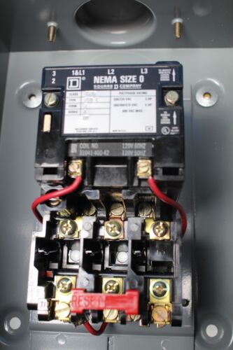 Motor de arranque magnético Square D - 8536 8502 36-277 0 NEMA *NUEVO EN CAJA* - Imagen 4 de 19