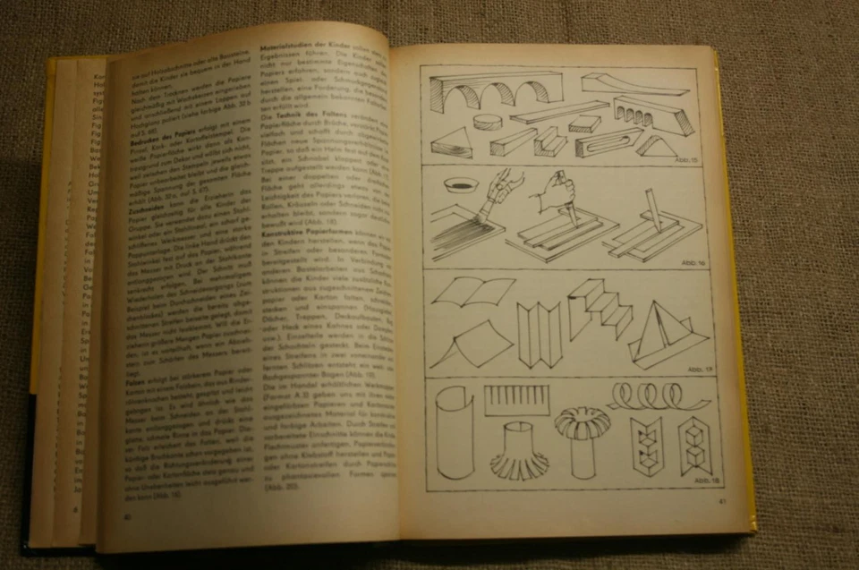 Libro fai da te RDT scuola materna opere lavori su carta legno cartone sughero 1978 - Immagine 2 di 4