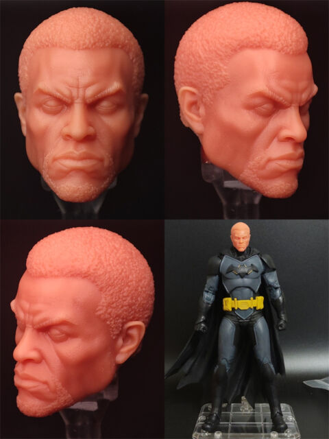 1/12 Unpainted Tim Fox Batman Black Head Carved Fit for McFarlane Action Figure