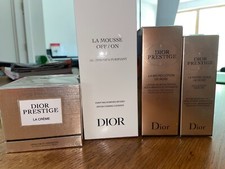 Dior gift set skin care, unopened full size cleanser, cream, serum, lotion