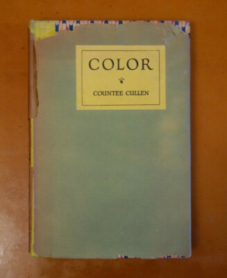 Color by Countee Cullen 1925 very good w/ dust jacket Harlem Renaissance poetry