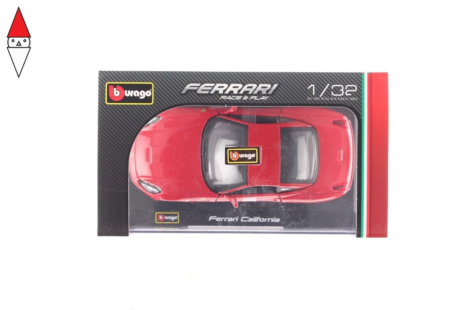 MODELLINO BBURAGO FERRARI CALIFORNIA 1/32 ROSSA - Immagine 2 di 3