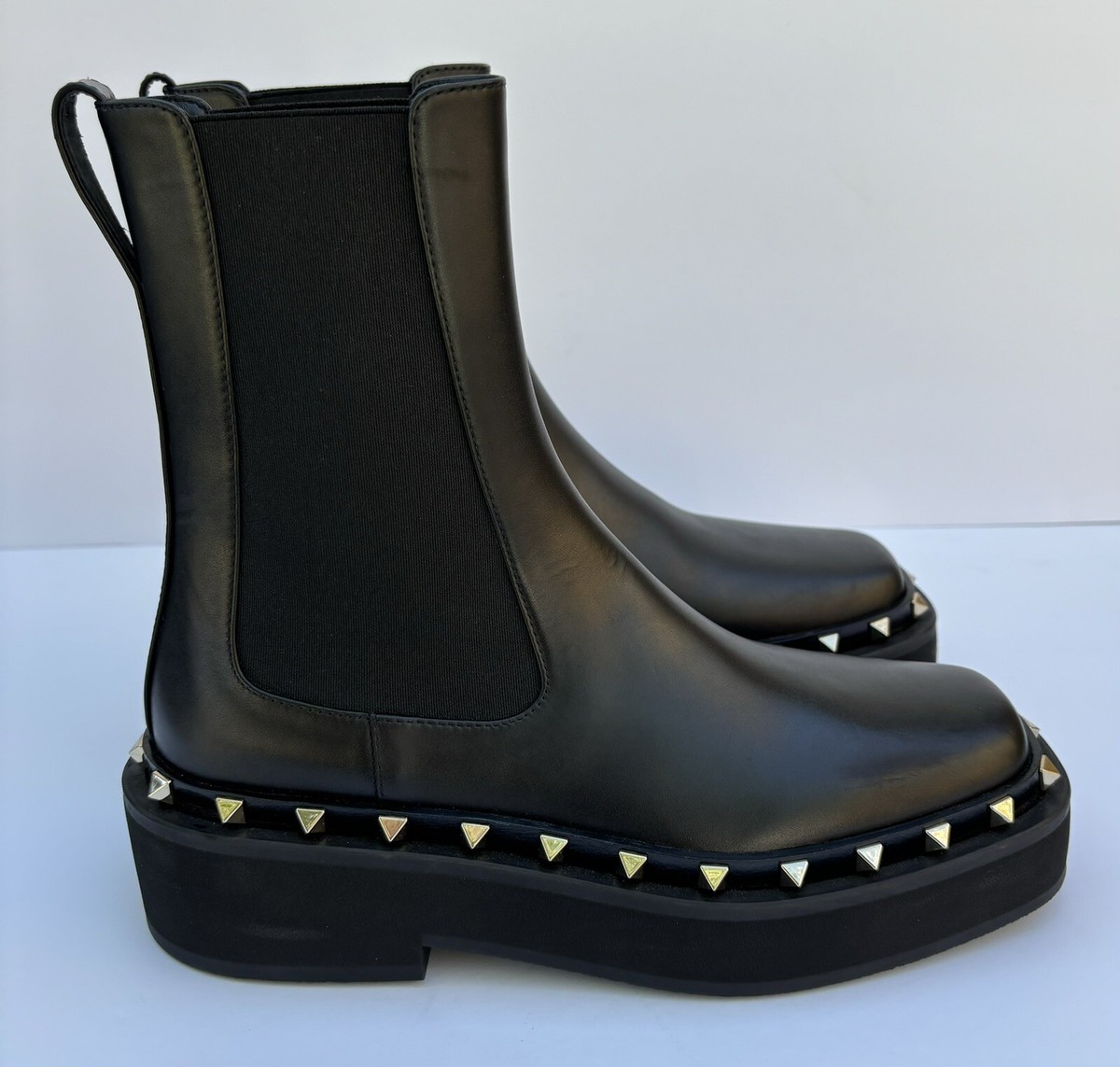 Valentino Black Quilted Men\'s Boots Valentino Black XCombat Boots – Zoo Fashions main image 4