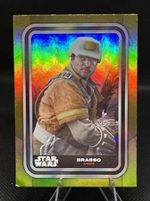 2023 TOPPS STAR WARS FLAGSHIP GOLD FOIL PARALLEL BRASSO #35