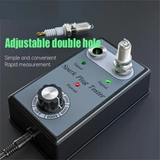 Dual Plug Car Spark Plug Tester 12V Gasoline Ignition Plug Diagnostic Tool JJ