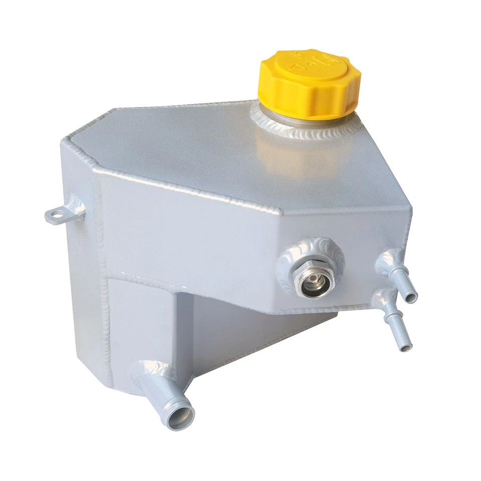 For Ford Fiesta ST150 MK6 2002-08 Radiator Coolant Expansion Header Tank silver - Image 3 of 4