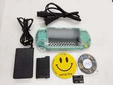 Sony PSP 2000 System w/ Charger  Clear Green color Region Free  Import Custom