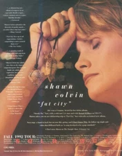 HFBK31 PICTURE/ADVERT 13X11 SHAWN COLVIN : FAT CITY