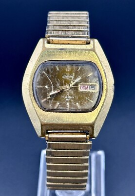 Working Vintage 1970's Seiko Automatic 7009-5029 Day/Date 17 Jewel
