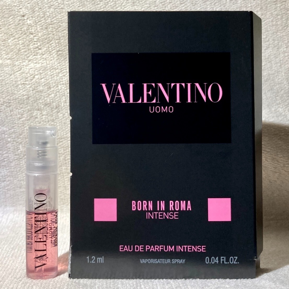 Valentino Uomo Born In Roma Intense EDP Intense Sample Spray .04oz