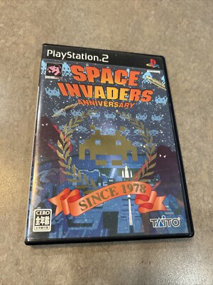 Space Invaders Anniversary (Ps2 Japanese Version) Import. Complete. LN,US Seller