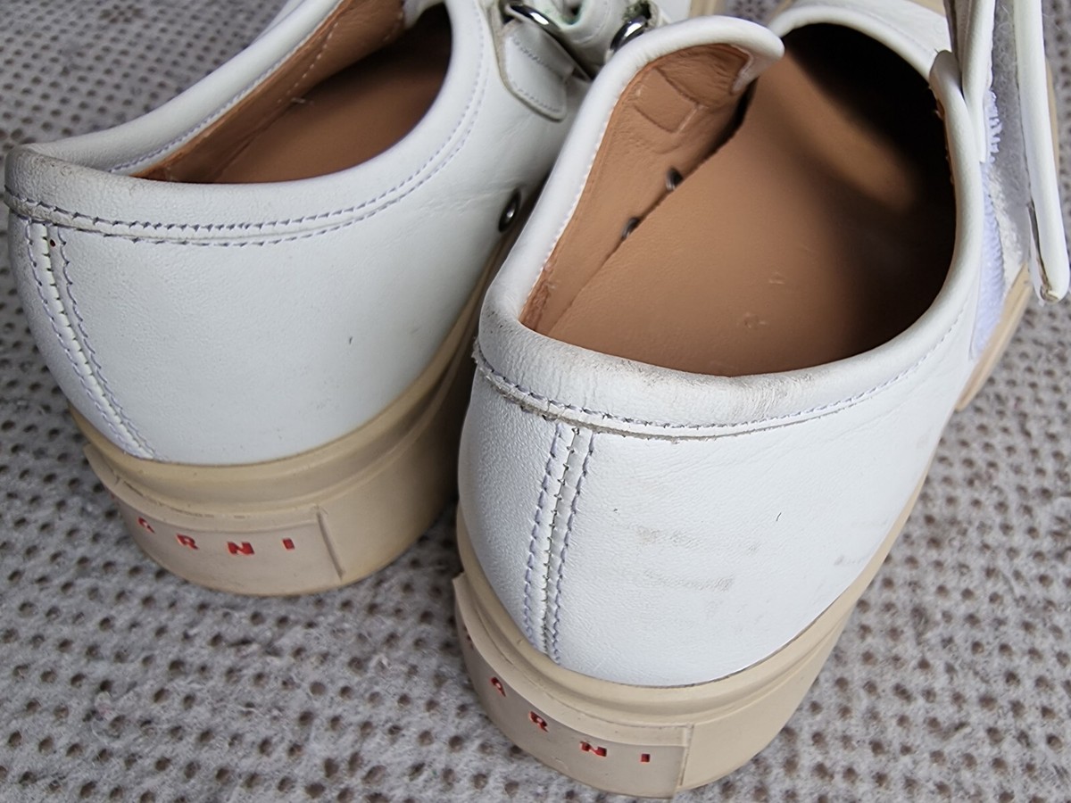 Marni White Pablo Mary Jane trainers 36 | eBay