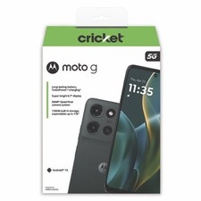Cricket Motorola Moto G 5G 2025 128gb/6.7"HD /50MP Forest Gray Prepaid Phone