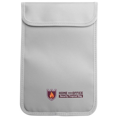 2X(Document Case Cash Box Security  Fireproof Bag  B7D9)3424