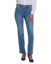 Nydj Marilyn High-Rise Bastille Sea Straight Leg Jean Women's
