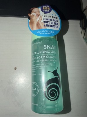 Medifordear Bubble Foam Cleanser Snail and Hyaluronic Acid 5.07 fl oz