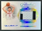 2024-25 Panini Flawless Reed Sheppard Horizontal Patch Auto RC #13/25 Rockets
