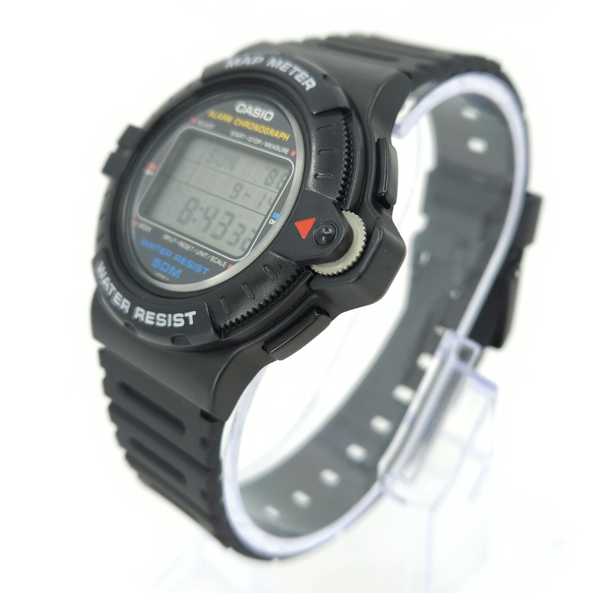 NOS CASIO MAP-100 MAP METER ALARM CHRONOGRAPH VINTAGE NOS CASIO MAP-100 MAP METER ALARM CHRONOGRAPH VINTAGE