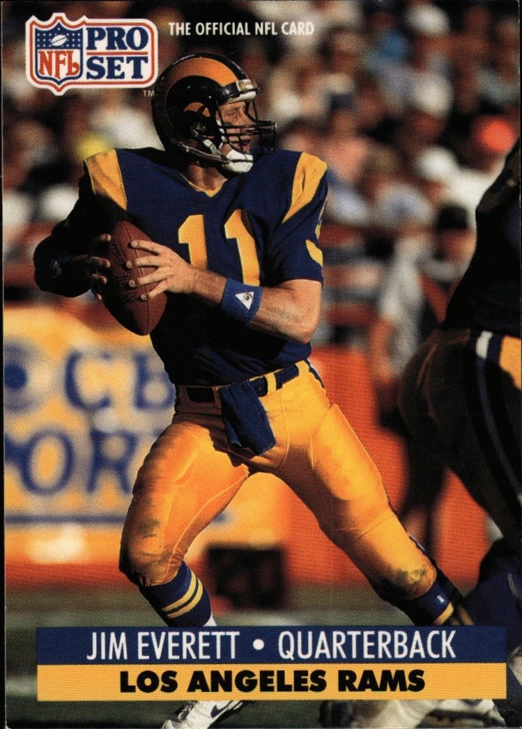 1991 Pro Set [Base] - Jim Everett #200 - Rams
